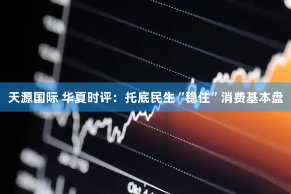 天源国际 华夏时评：托底民生“稳住”消费基本盘